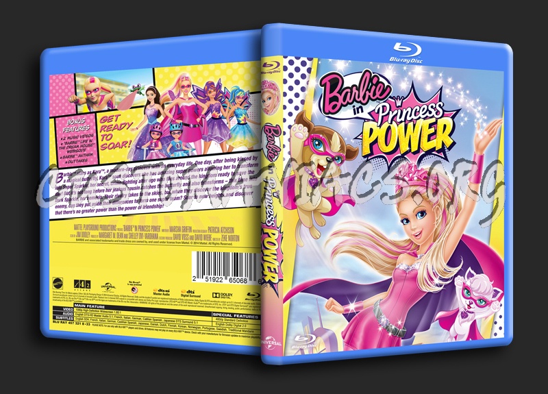 Barbie in Princess Power blu-ray cover