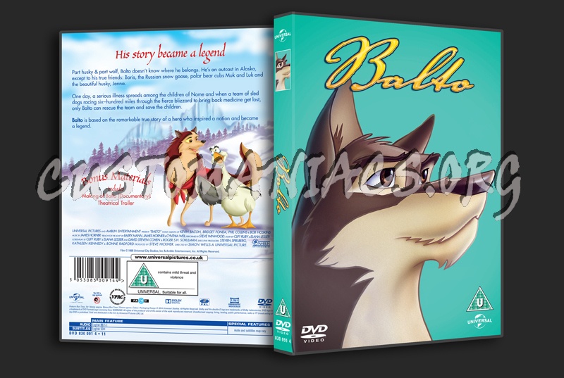 Balto dvd cover