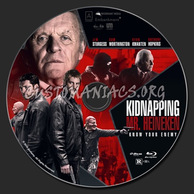 Kidnapping Mr. Heineken blu-ray label