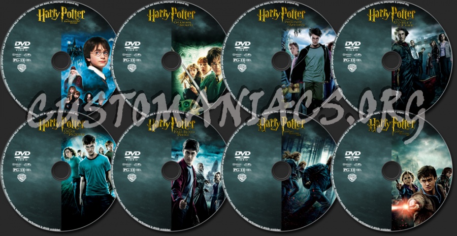 Harry Potter Collection dvd label