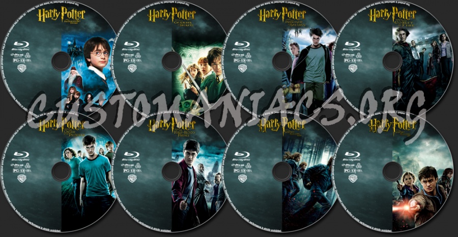 Harry Potter Collection blu-ray label