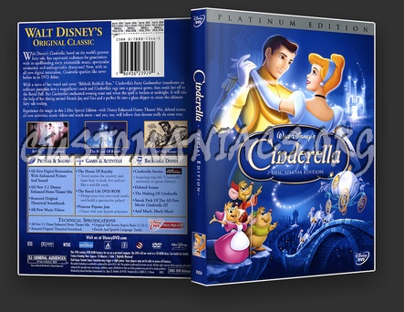 Cinderella 2-disc SE dvd cover