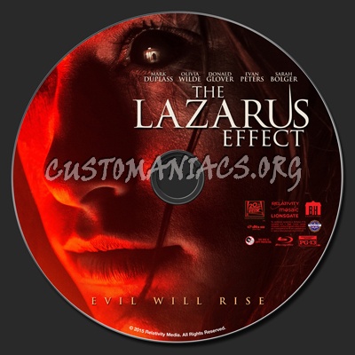 The Lazarus Effect blu-ray label