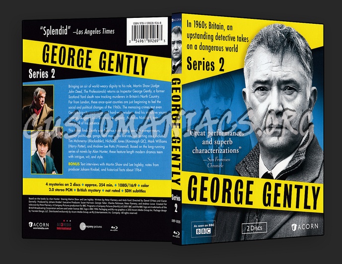 George Gently Series 2 blu-ray cover