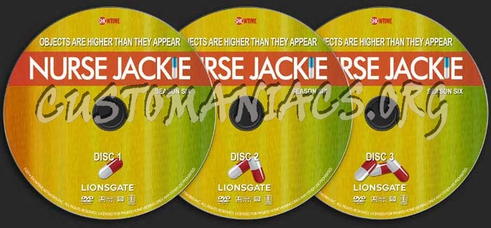Nurse Jackie - Season 6 dvd label