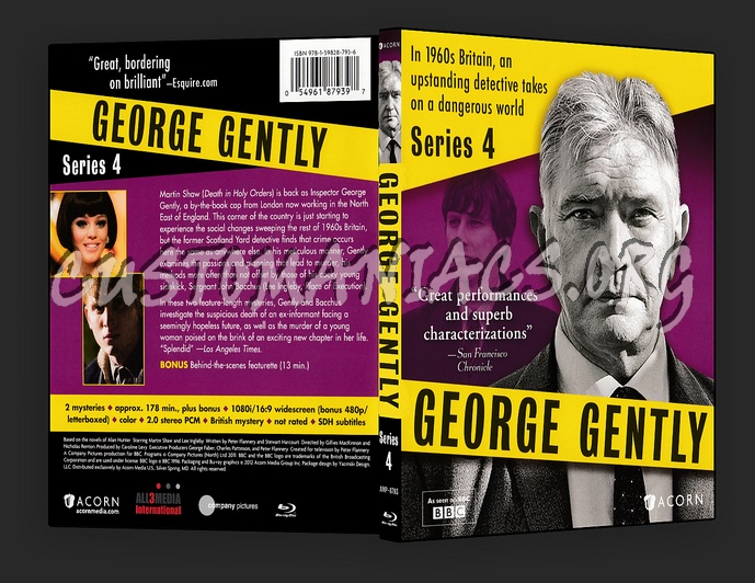 George Gently Season 4 blu-ray cover