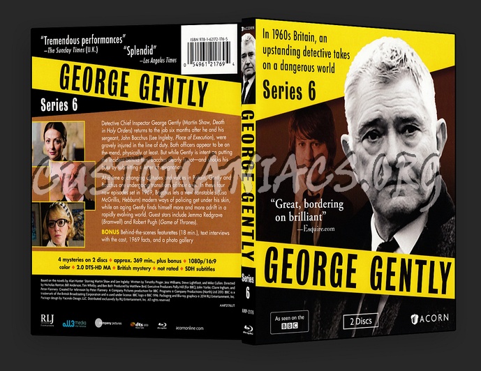 George Gently Season 6 blu-ray cover