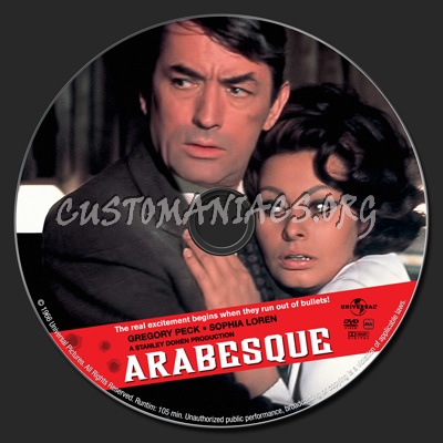 Arabesque dvd label