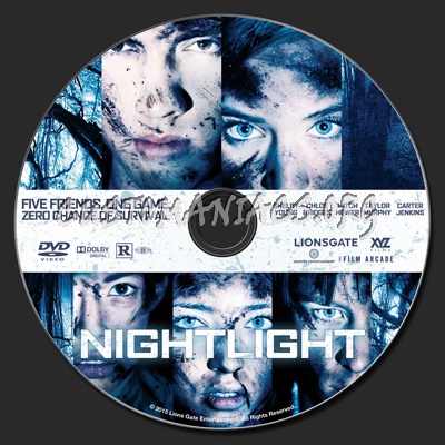 Nightlight dvd label