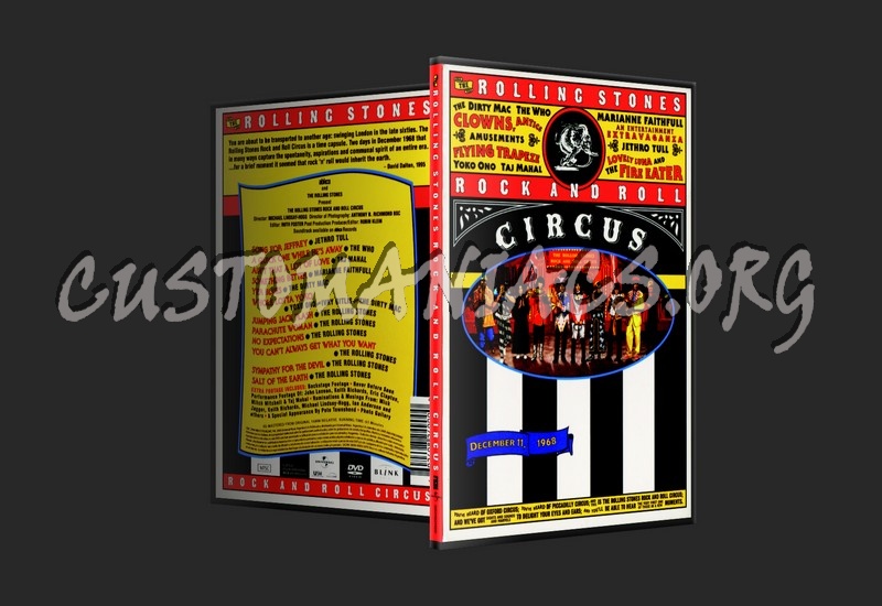 Rolling Stones Rock & Roll Circus blu-ray cover