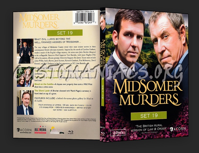 Midsomer Murders Set 19 blu-ray cover
