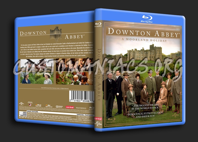 Downton Abbey A Moorland Holiday blu-ray cover