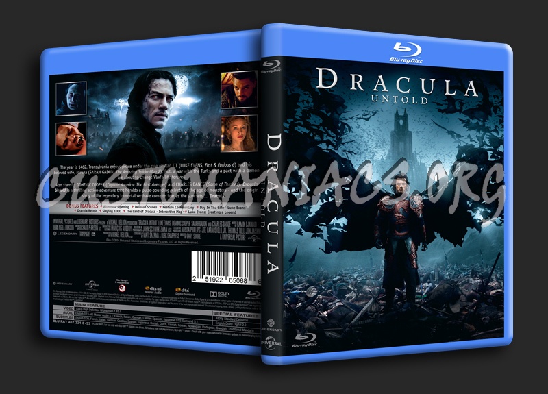 Dracula Untold blu-ray cover