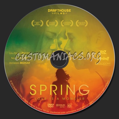 Spring dvd label