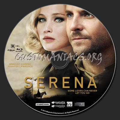 Serena (2014) blu-ray label