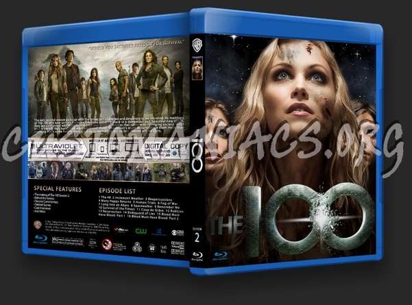 The 100 Season 2 blu-ray cover