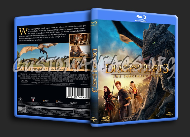 Dragonheart 3 The Sorcerer's Curse blu-ray cover