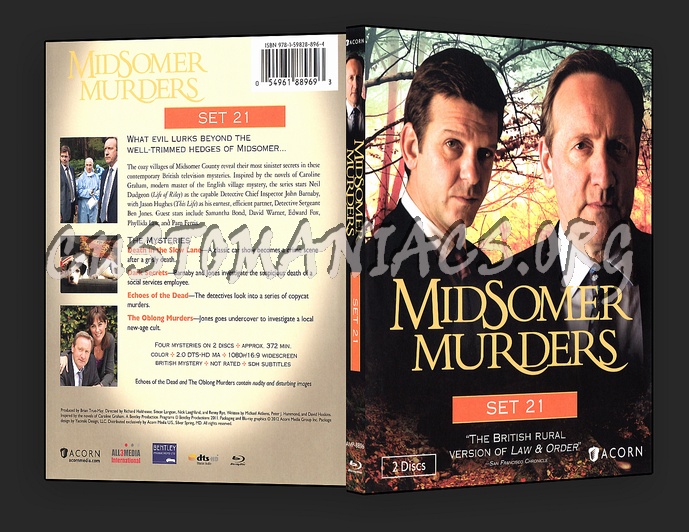 Midsomer Murders Set 21 blu-ray cover