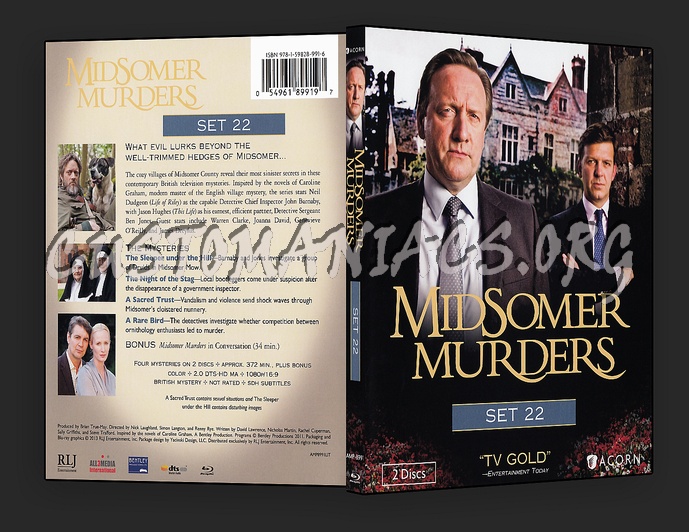 Midsomer Murders Set 22 blu-ray cover