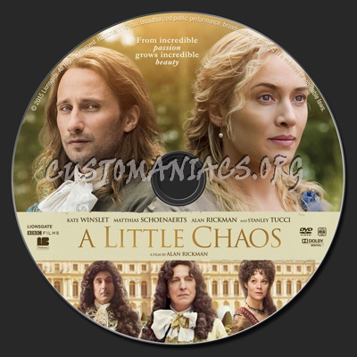 A Little Chaos dvd label