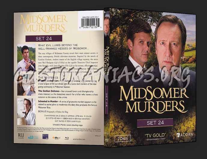 Midsomer Murders Set 24 blu-ray cover