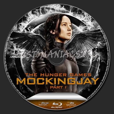 The Hunger Games: Mockingjay - Part 1 blu-ray label