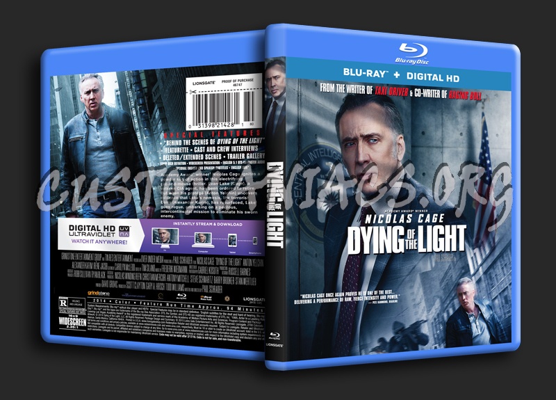 Dying of the Light blu-ray cover