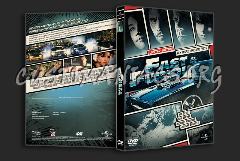 Fast & Furious 4 dvd cover