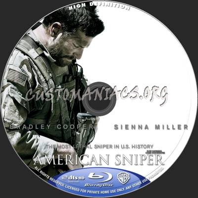American Sniper blu-ray label