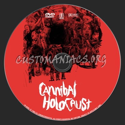 Cannibal Holocaust dvd label
