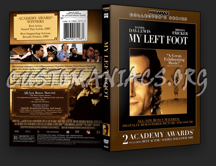 My Left Foot dvd cover