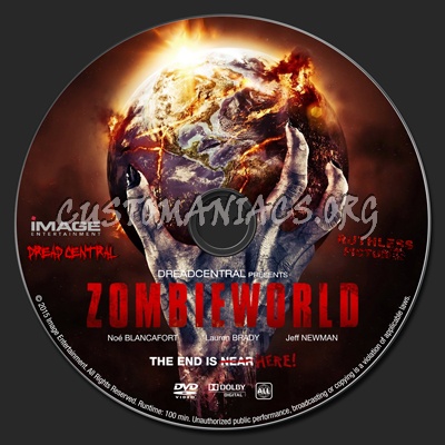 Zombieworld dvd label
