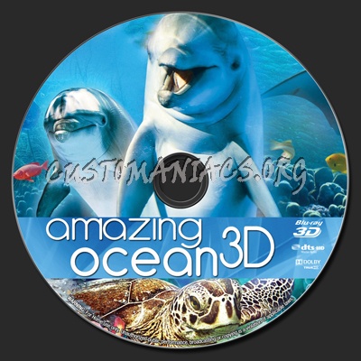 Amazing Ocean 3D blu-ray label