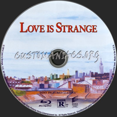 Love is Strange blu-ray label