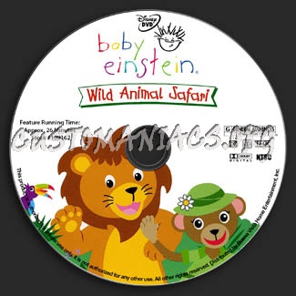 Baby Einstein: Wild Animal Safari dvd label