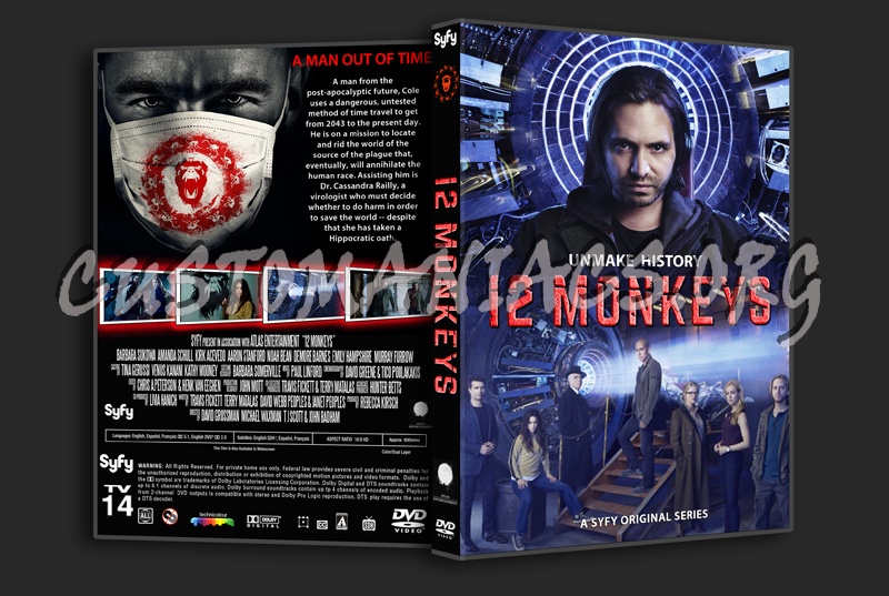 12 Monkeys Season 1 dvd cover