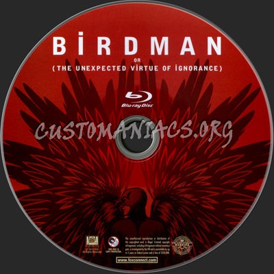 Birdman blu-ray label