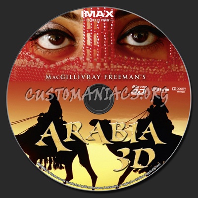 Arabia 3D blu-ray label