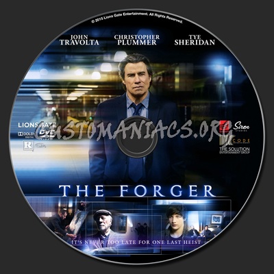 The Forger (2015) dvd label