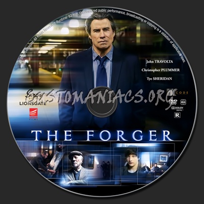 The Forger dvd label