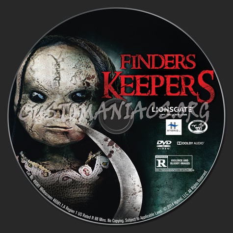 Finders Keepers dvd label