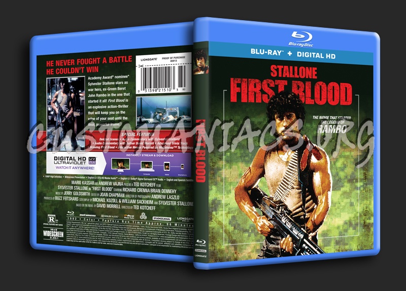 First Blood blu-ray cover