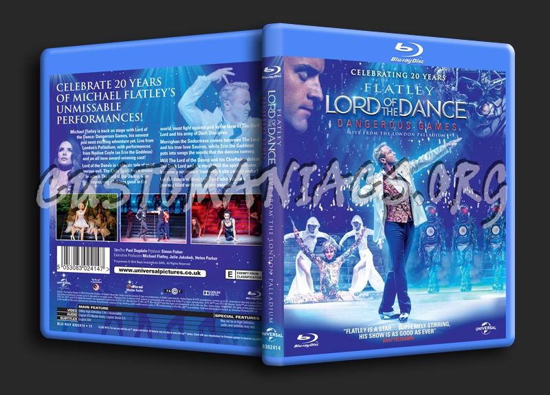 Flatley Lord of the Dance Dangerous Games blu-ray cover