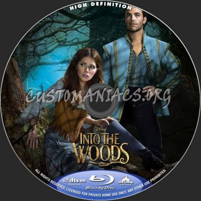 Into The Woods blu-ray label