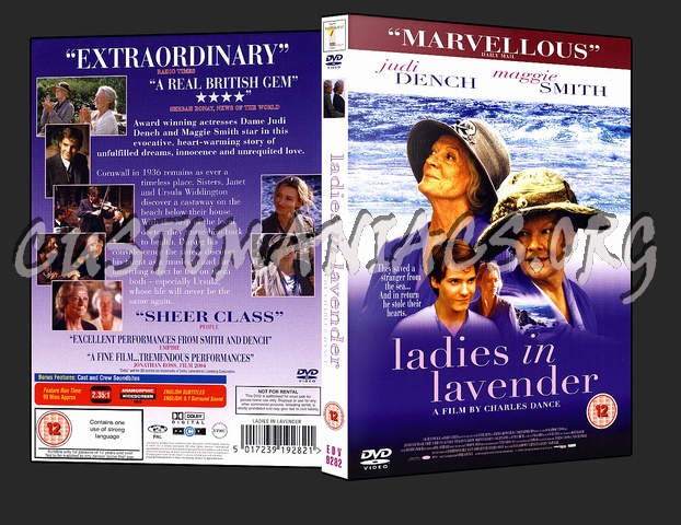 Ladies In Lavender dvd cover