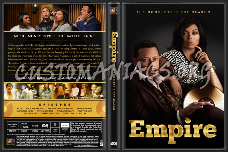 Empire - The Complete First Season dvd cover