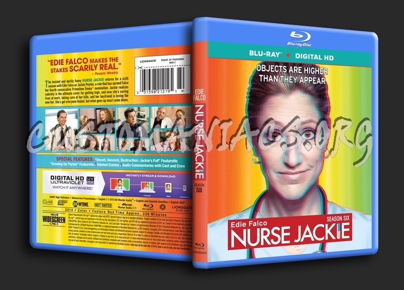 Nurse Jackie Season 6 blu-ray cover