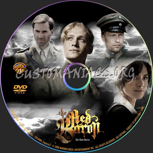 The Red Baron dvd label