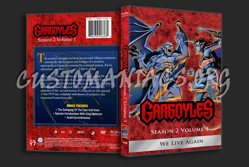 Gargoyles Season 2 Volume 1 dvd cover