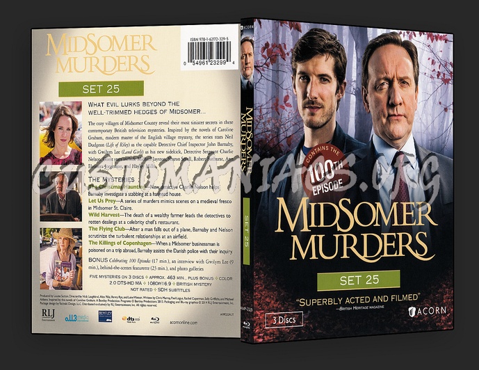 Midsomer Murders Set 25 dvd cover